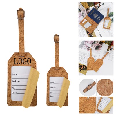 Natural Cork Luggage Tag