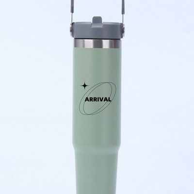 30 oz. Stainless Steel Insulated Mug w/Carrying Handle