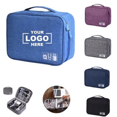 Waterproof Portable Travel Cable Organizer Bag