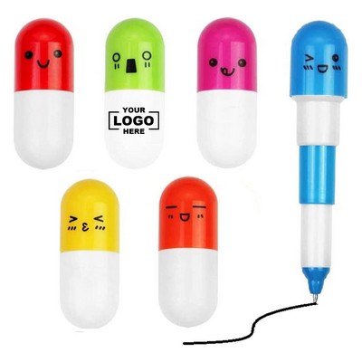 Smiley Capsule Ballpoint Pen