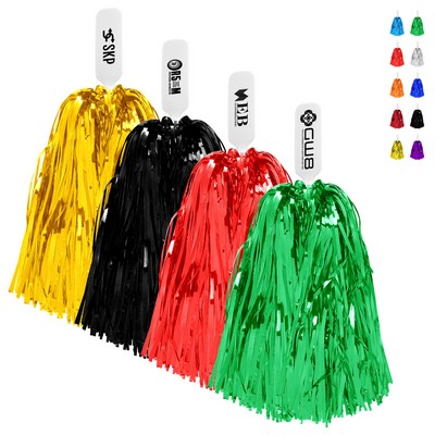 Handle Shiny 9.8'' Cheering Rally Pom Poms