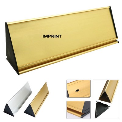 Personalized Office Aluminum Name Plate