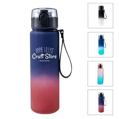 32oz Leak-proof Water Bottle with Time Marker