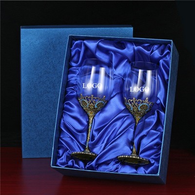 European-Style Crystal Wine Cup Set