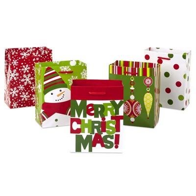 Reusable Custom Logo Paper Bag - Handmade, Laminated, 210 GSM, 8"W x 10"H x 4" Gusset