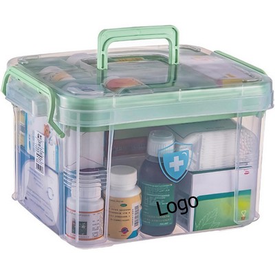Family First Aid Box Medicine Box Organizer