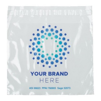 Clear Peel & Seal 2-Sided Plastic Bag (10" x 8")