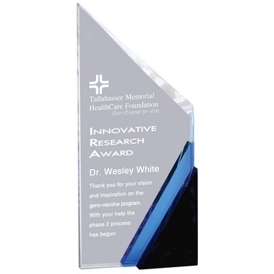 Lighthouse Crystal Award, 10 3/4"H