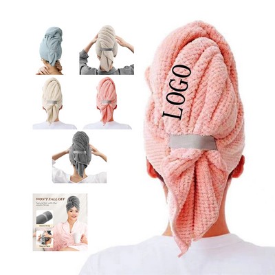 Coral Fleece Hair Wrap Towel
