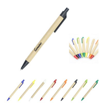 Eco-Friendly Recycled Cardboard Ballpoint Pen