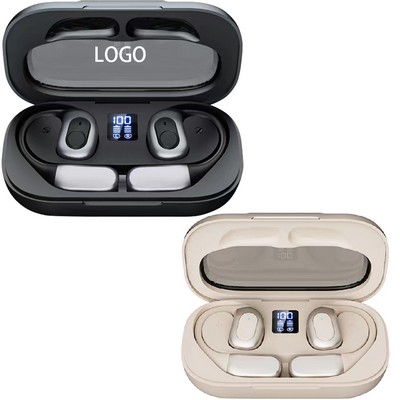 Translation Ear-hook Bluetooth Headphones With Display Screen