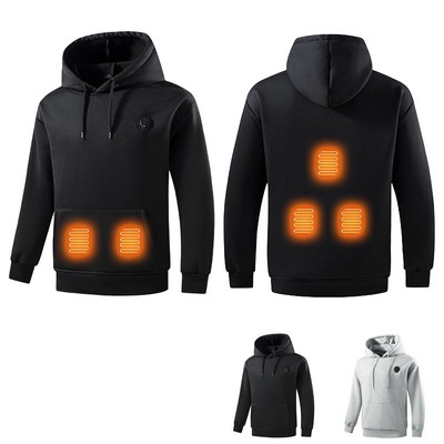 Electric Heated Hoodies - 5 Heating Zones