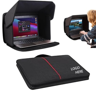 Laptop Sun Shade And Privacy Screen Foldable Outdoor Hood