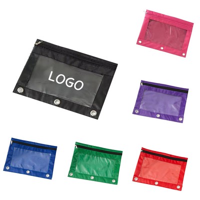 3-Ring Binder With Stationery Pouch