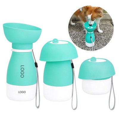 Large Capacity Pet Water Bottle Portable Travel Cup Foldable Dog Water and Food Dispenser