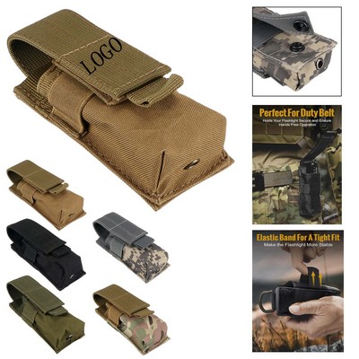 Tactical Flashlight Holster and Pouch