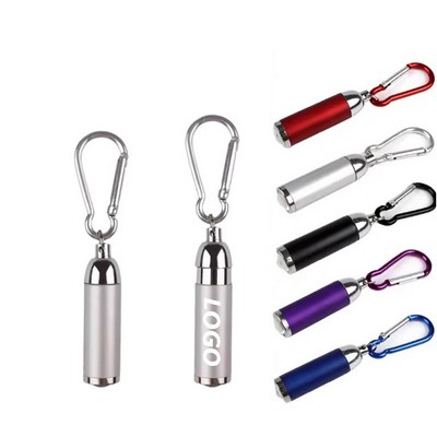 LED Mini Flashlight Keychain With Battery