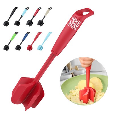 Non-Stick Heat Resistant Upgrade Design 5 Curved Blades Hamburger Meat Chopper Ground Beef Breaker