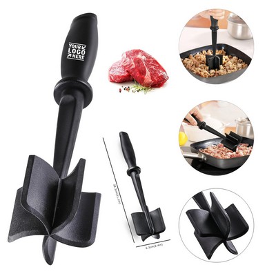 Mix Chop Kitchen Tool Non Stick Hamburger Ground Beef Heat Resistant Hamburger Meat Masher