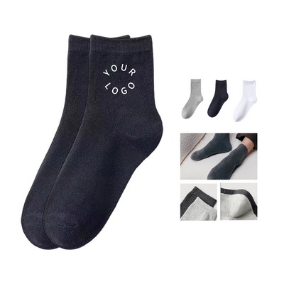 Cotton Blend Wicking Sock With Ventilation Mesh