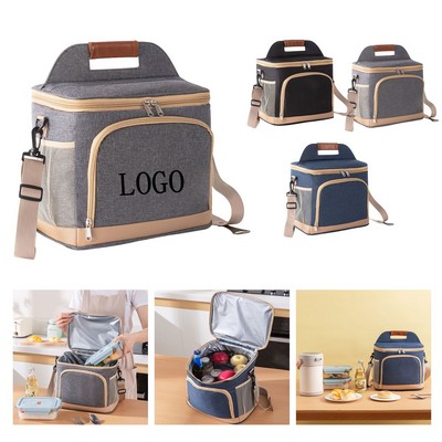 Large Capacity Insulated Lunch Bag