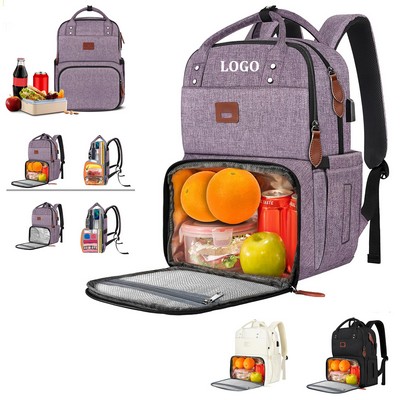 Laptop Backpack with Lunch Box