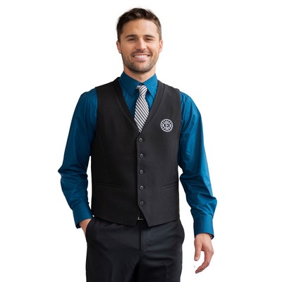 Edwards - Suiting & Neckwear - Men's Two-Pocket Ottoman Trim Vest