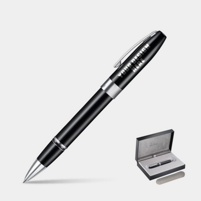 SHEAFFER® Legacy 9064 Glossy Black Chrome-Plated Trims Rollerball Pen w/ Gift Box