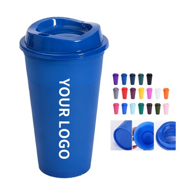 Double Layer Ceramic Coffee Cup Silicone Lid Heat Resistance Beverage Container