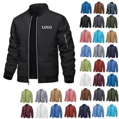 Men's Casual Bomber Jacket