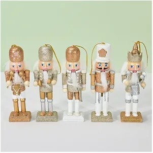 4.72" Nutcracker Christmas Wooden Ornaments