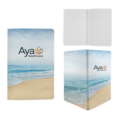 5" x 7" Seaside Sewn Paper Cover Notebook