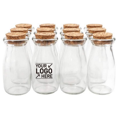 3.4oz Small Glass Favor Jar
