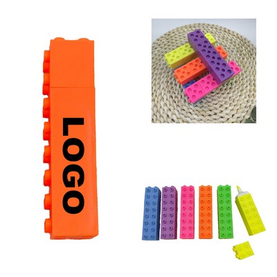 Building Block Shaped Highlighter