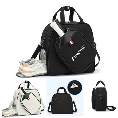 Gym Bag W/Shoe Compartment And Pickleball Bag