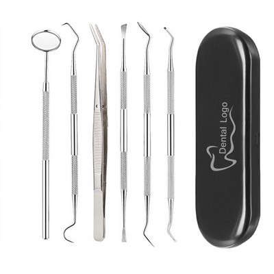 Stainless Steel Dental Tools Set Tongue Cleaner Kit