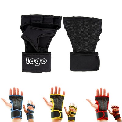 Athletic Cross-Training Wrist-Support Gloves for Fitness Gym Workouts