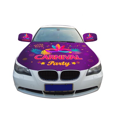 Car Hood Rearview Mirror Cover