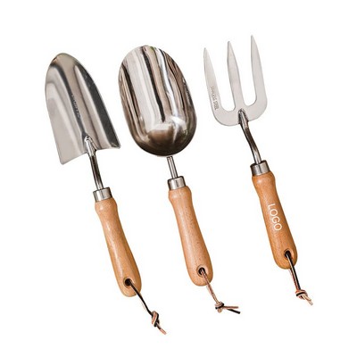Stainless Steel Garden Tool Set Complete Collection Planting Shovel Cultivator Trowel 3pcs Set