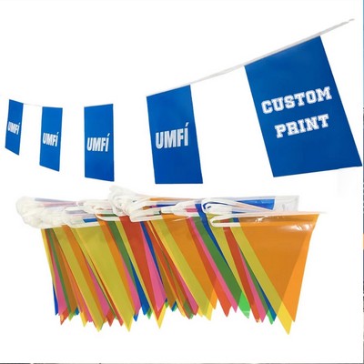 9' Custom Fabric Bunting Banner Flag