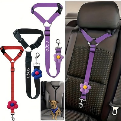 Pet Seat Belts Adjustable Safety Leads