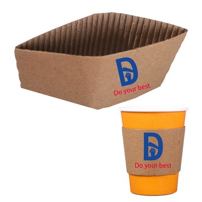12oz Coffee Kraft Paper Sleeve