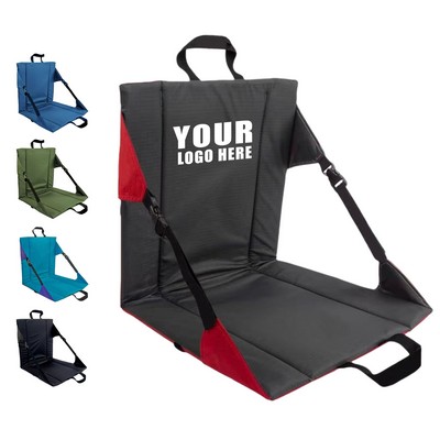 Foldable Outdoor Seat Cushion Fabric Padded Support