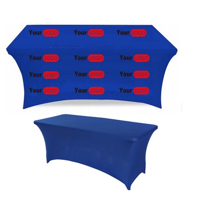 6' Full Color Dye Sublimation Stretch Table Cover