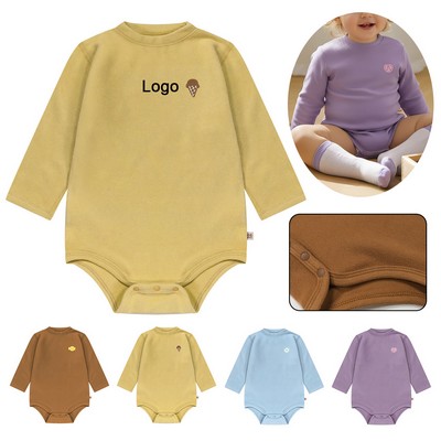 Heat Generating Antibacterial Warm Baby Romper Winter Wear Bottom Clothes Triangle Crawling Suit