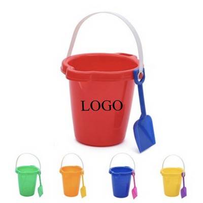 Large Sand Bucket Pail With Shovel