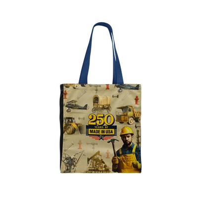 Long Handle Full Bleed Gusset Tote Bag
