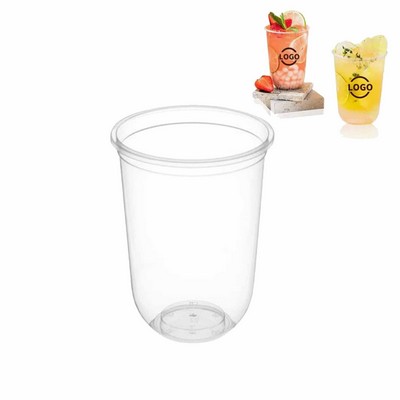 17 oz U-Shaped Disposable Clear Cups