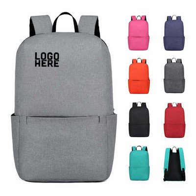 Stylish Simple Color Backpack Outdoor
