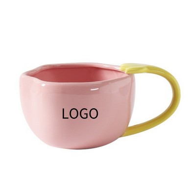 17 Oz. Tulip Shaped Ceramic Coffee Mug